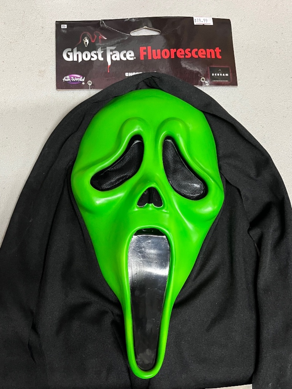 Ghost Face Lives Fluorescent Scream Mask